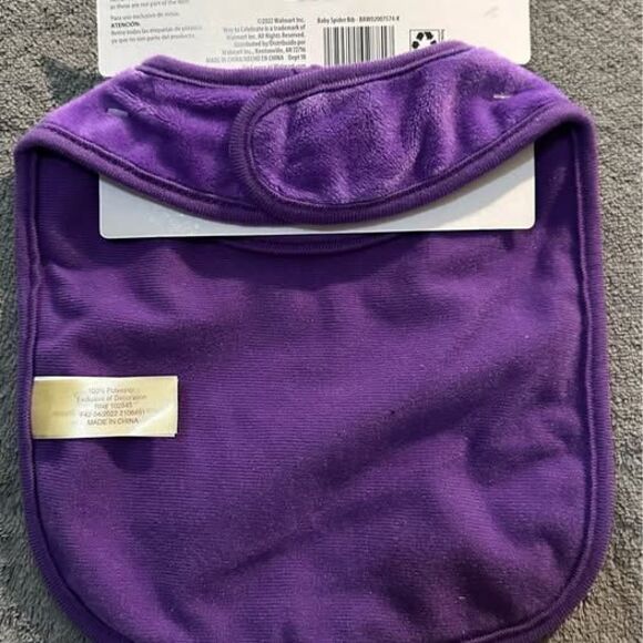 NEW “My first Halloween!” Halloween Baby Bib (Purple) - Picture 3 of 3